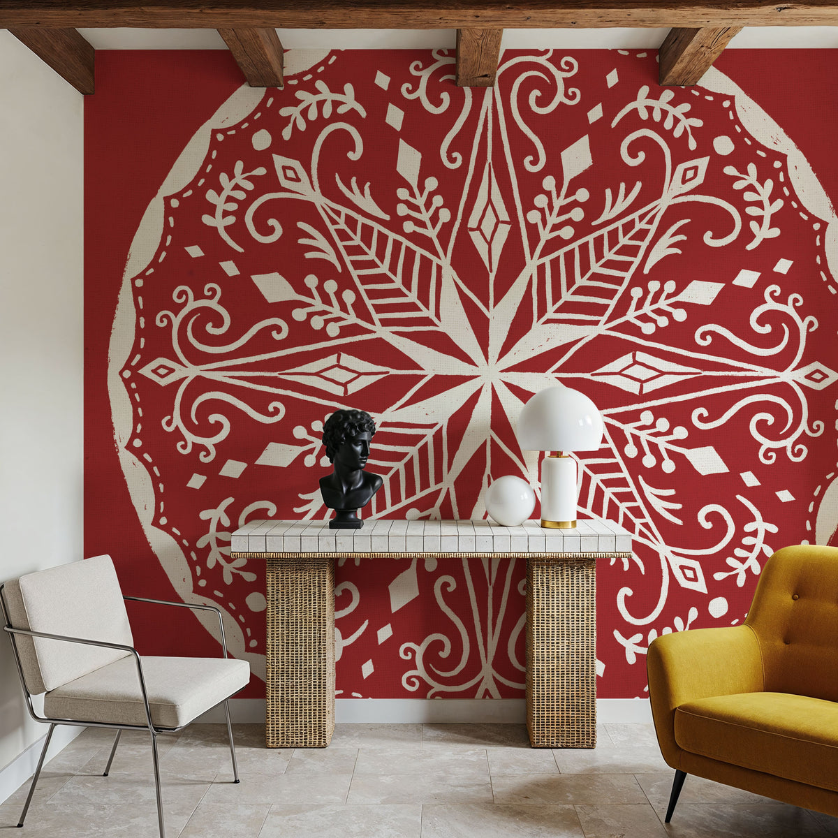 Holiday Form XII Mural Wallpaper - room preview 03