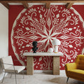 Holiday Form XII Mural Wallpaper - room preview 03