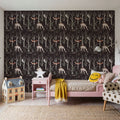 Night Woodland Mural Wallpaper - room preview 03