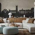 Oldham England Skyline Concrete Mural Wallpaper - room preview 03
