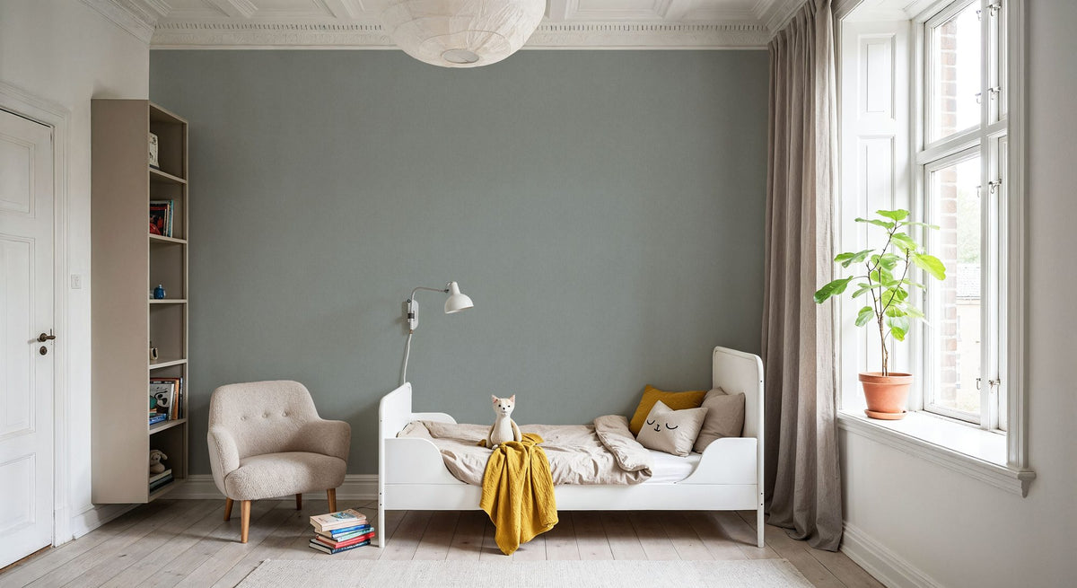 Linen Mist Neutral Collection, Sky Mural Wallpaper - room preview 03