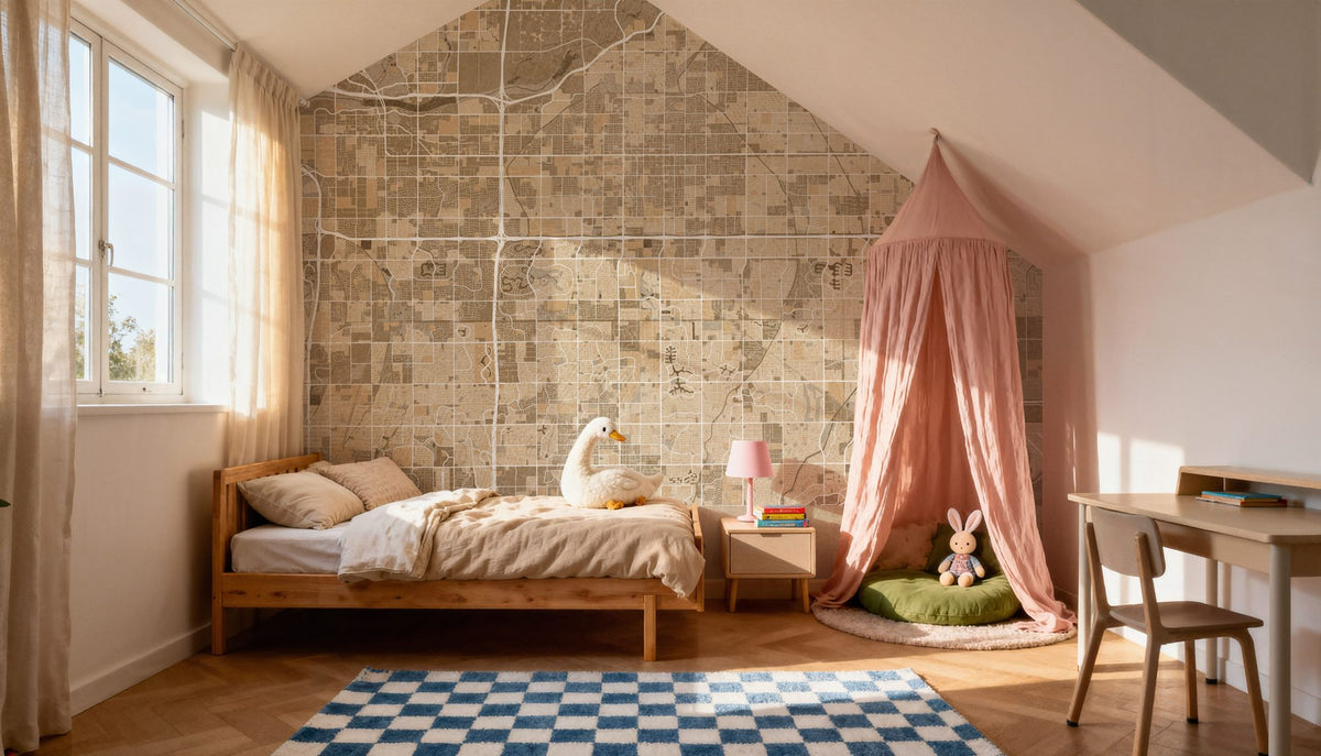 Mesa Ochre Mural Wallpaper - room preview 03
