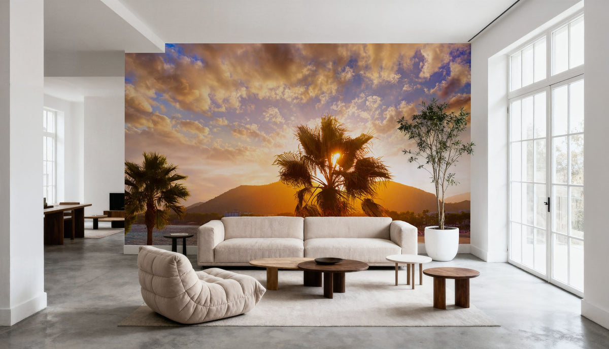 Mallorca Sunset Mural Wallpaper - room preview 03