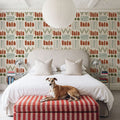 Woodland Scenes White Mural Wallpaper - room preview 03