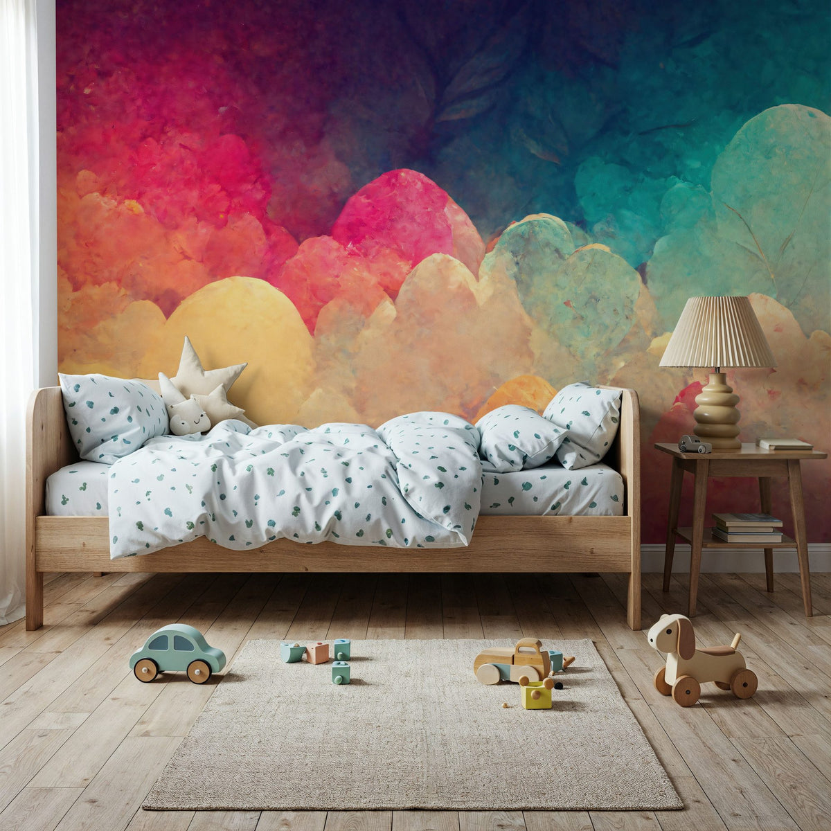 Fantasy Clouds Mural Wallpaper - room preview 03
