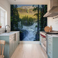 Sunwapta Falls Mural Wallpaper - room preview 03