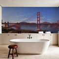 Bay Bridge Majesty Mural Wallpaper - room preview 03