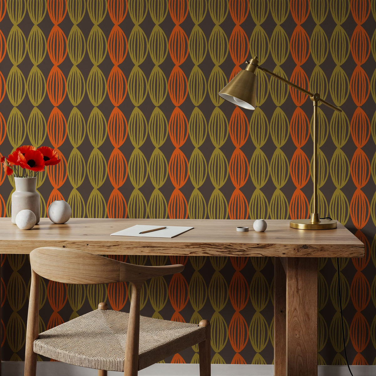 New Harvest Mural Wallpaper - room preview 03