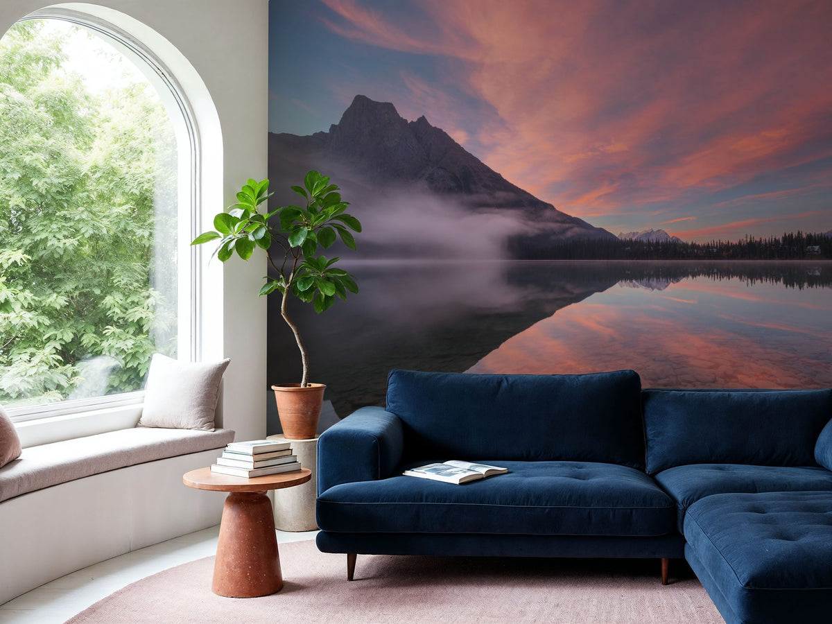 Emerald Lake Mural Wallpaper - room preview 03