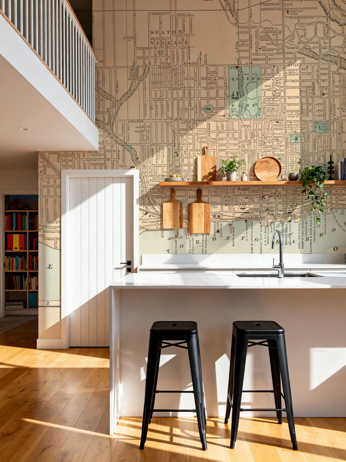 Map of Toronto Mural Wallpaper - room preview 03