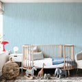Coastal Dripping Light Blue Mural Wallpaper - room preview 03