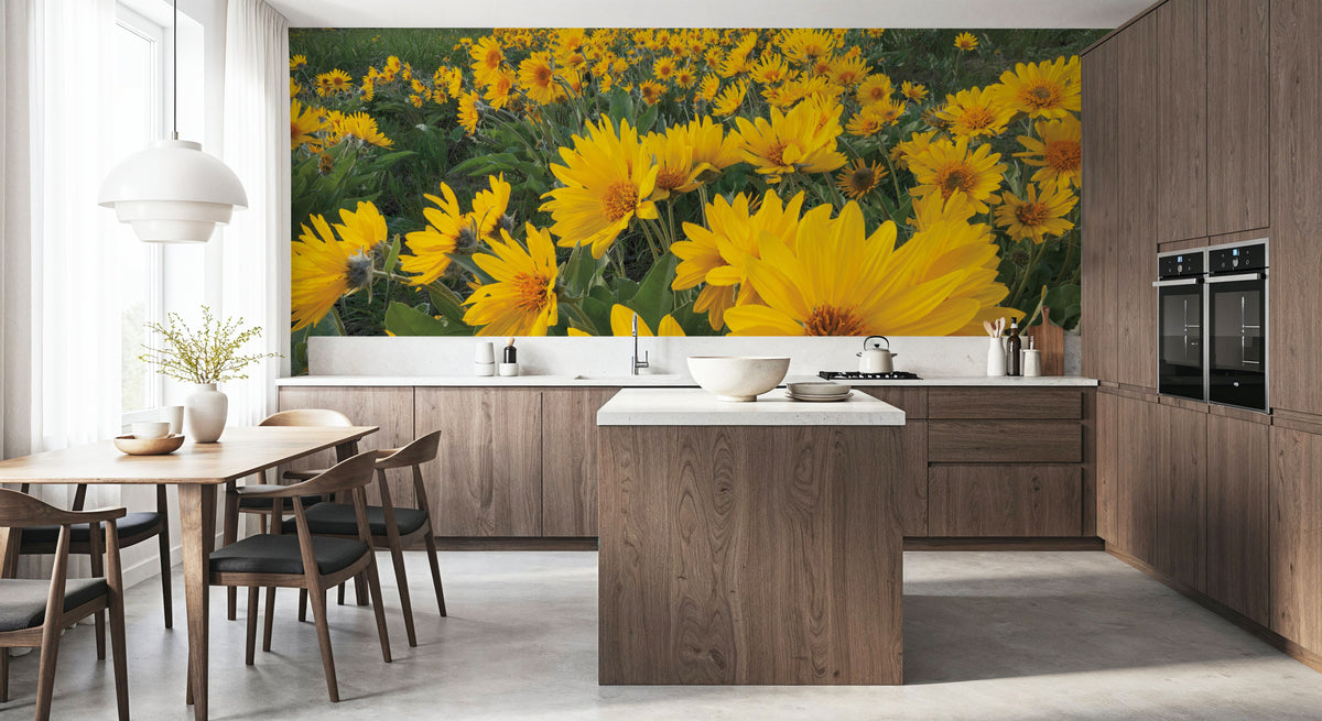 Methow Valley Wildflowers II Mural Wallpaper - room preview 03