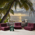 Golden Shore Sunrise Mural Wallpaper - room preview 03