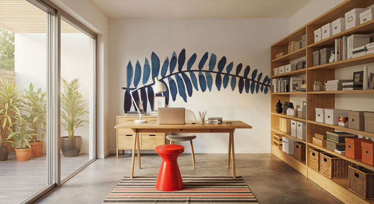 Forest Fern I Mural Wallpaper - Light Tone - room preview 03