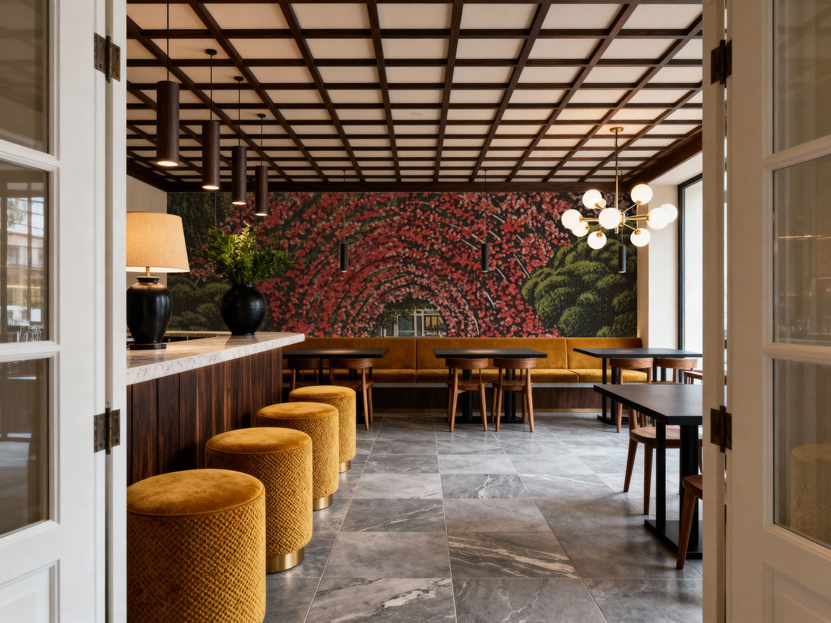 Rose Arbor Mural Wallpaper - room preview 03