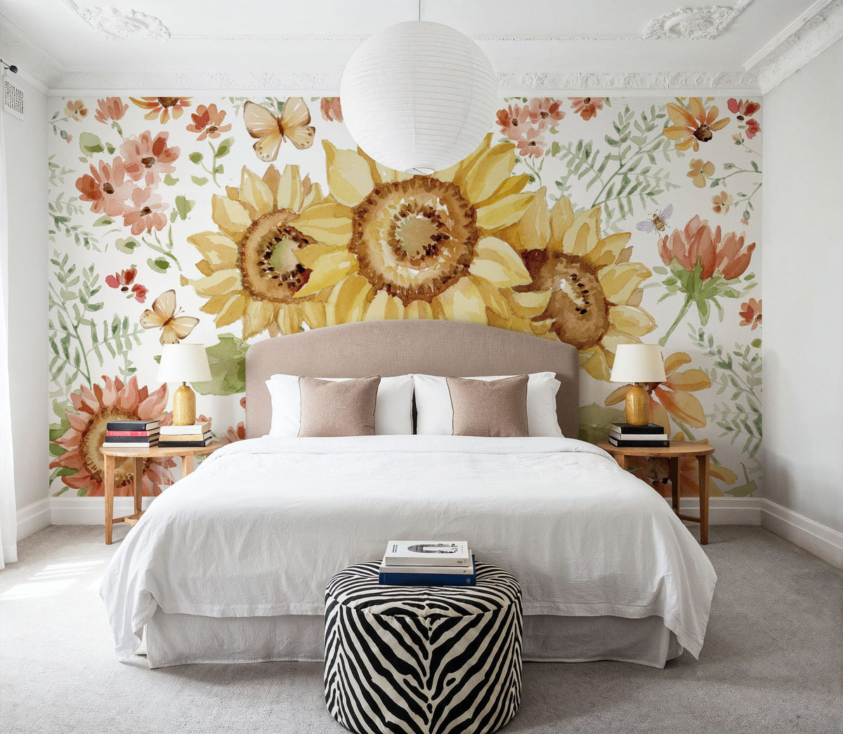 Fall Cottage Garden I Mural Wallpaper - room preview 03