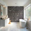 Floral Mood Dark Mural Wallpaper - room preview 03