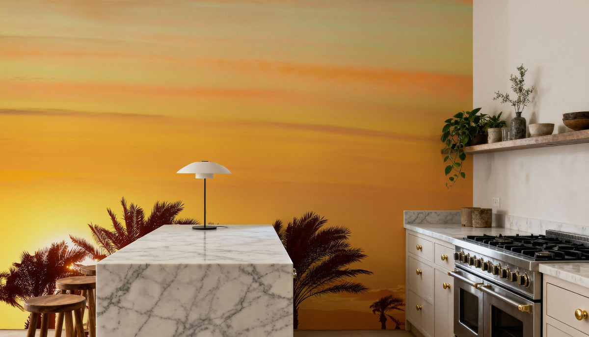 Cabo Palms Mural Wallpaper - room preview 03