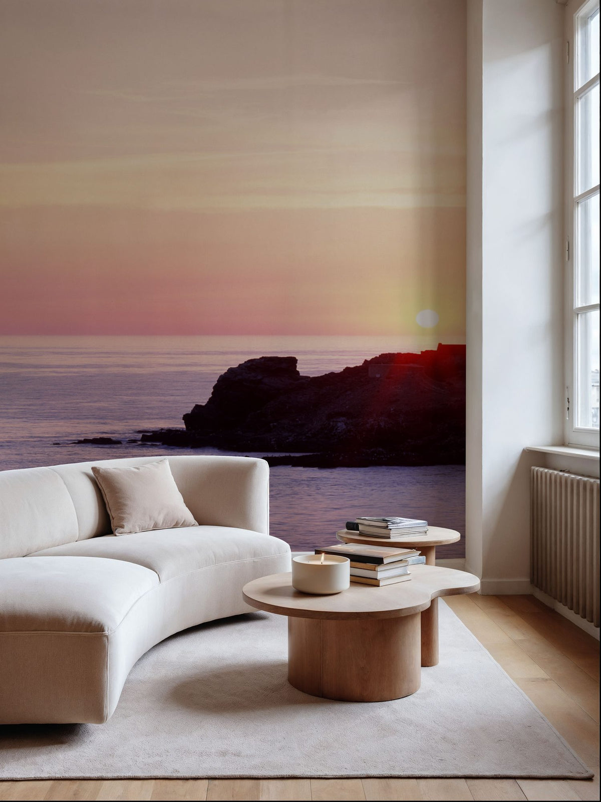 Twilight Beacon Mural Wallpaper - room preview 03