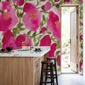 Rose Blooms Mural Wallpaper - room preview 03