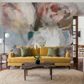 Fall Bouquet on White Panel I Mural Wallpaper - room preview 03