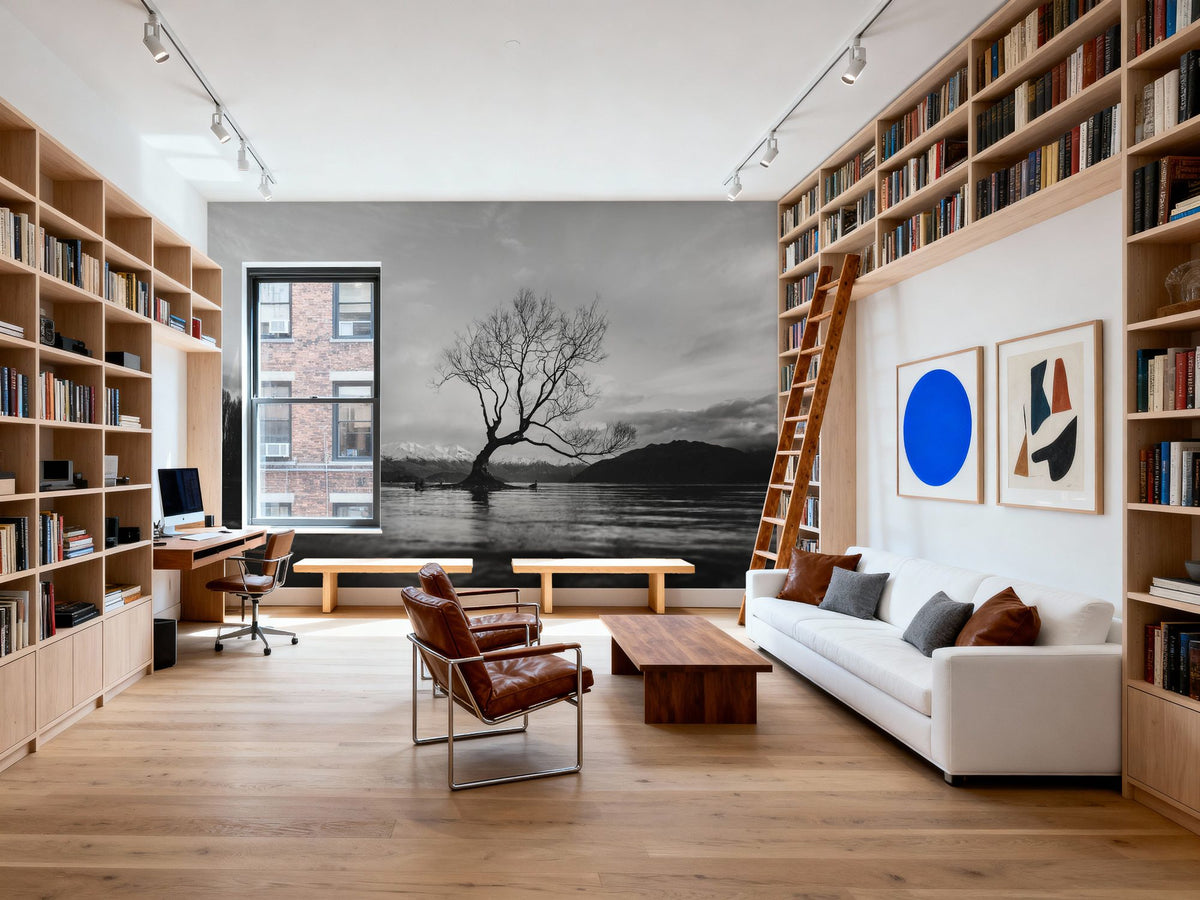 Wanaka Tree Mural Wallpaper - room preview 03