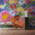 Gathering of Flowers Mural Wallpaper - room preview 03