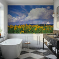 Sunflower Symphony Mural Wallpaper - room preview 03
