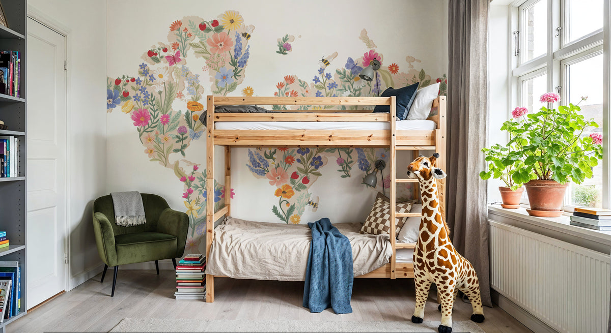 Meadow World Mural Wallpaper - room preview 03