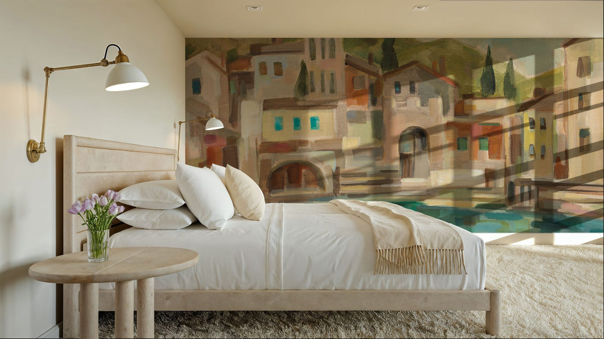 Italian Bay Mural Wallpaper - room preview 03