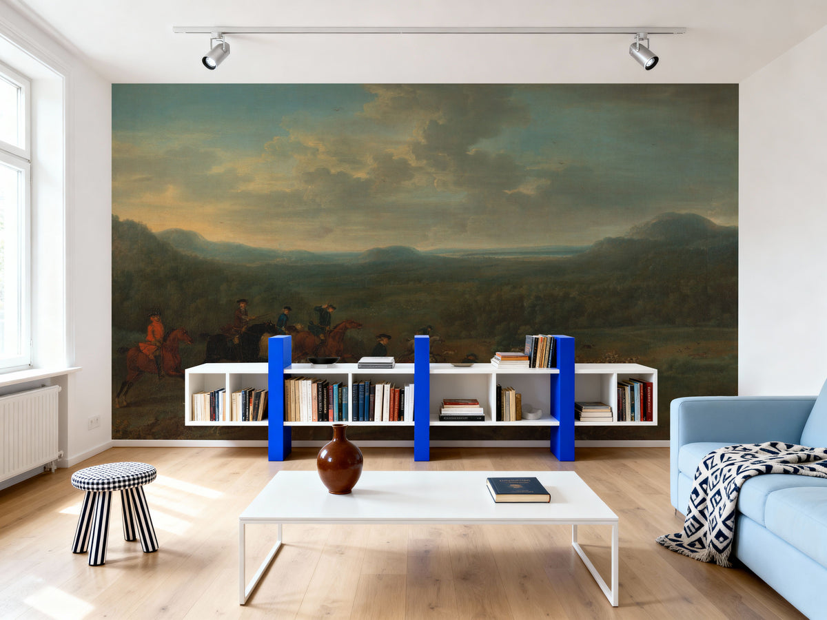 Fox Hound Views Mural Wallpaper - room preview 03