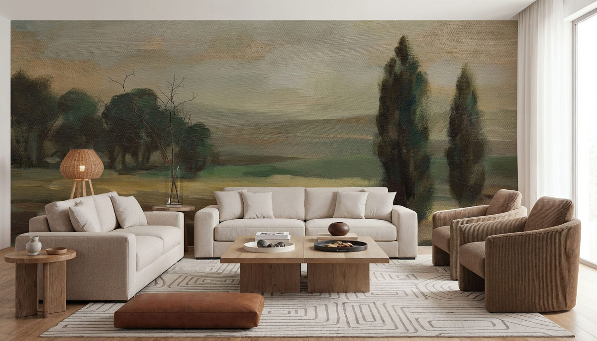 By the River Mural Wallpaper - room preview 03