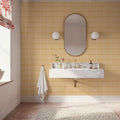 Bamboo Stripes, Sunflower Mural Wallpaper - room preview 03