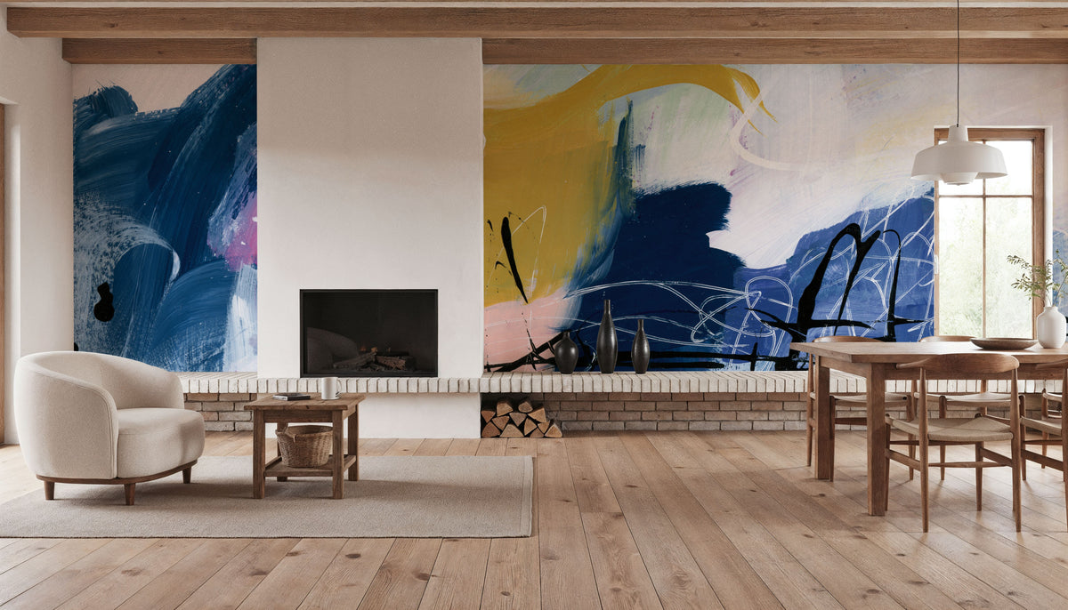 Graffiti Abstract IV Mural Wallpaper - room preview 03