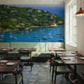 Tropical Harbor Mural Wallpaper - room preview 03