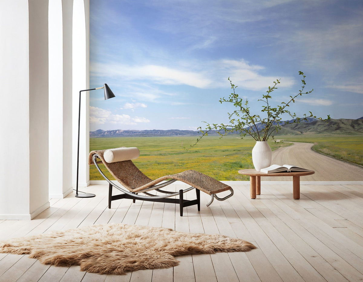 Country Road Horizon Mural Wallpaper - room preview 03
