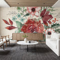 Festive Blooms VI Mural Wallpaper - room preview 03