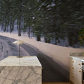 Winter Passage Mural Wallpaper - room preview 03