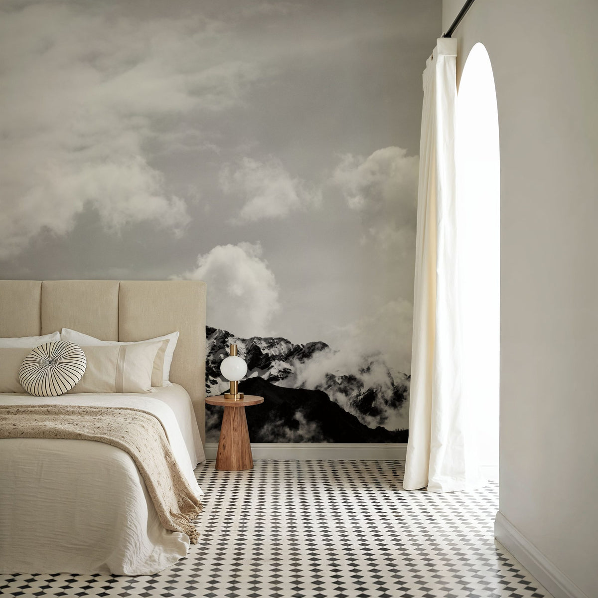 The Mountain Top Mural Wallpaper - room preview 03