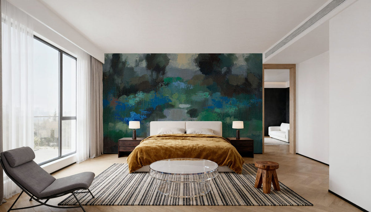 Iris Lake Mural Wallpaper - room preview 03