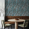 Summer Paws Blue Mural Wallpaper - room preview 03