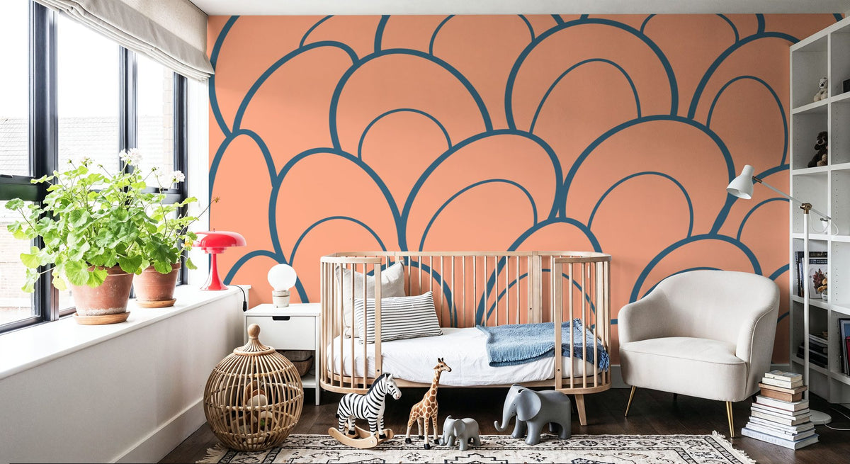 Silver Mountains Mural Wallpaper - room preview 03