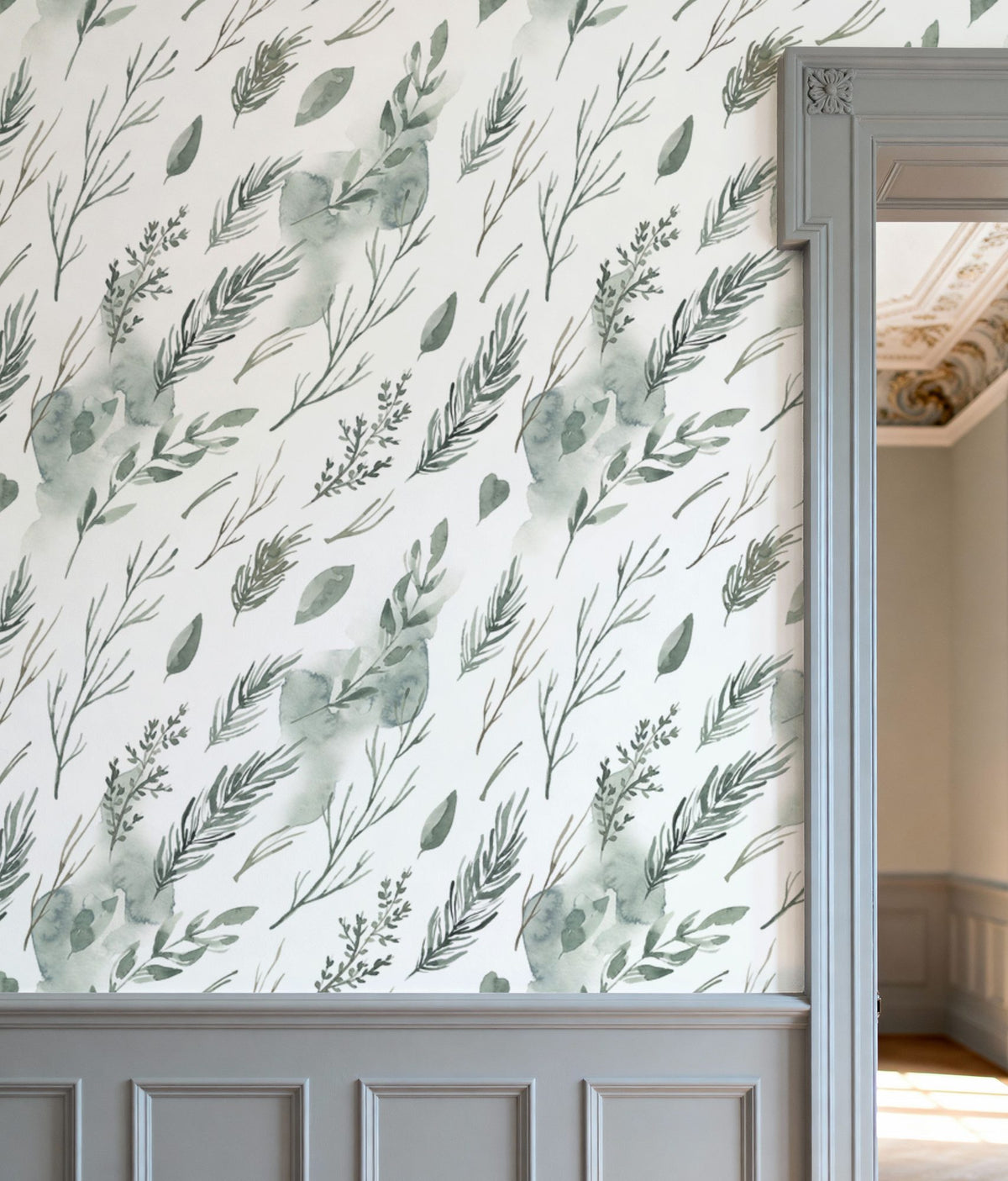Forest Pine Mural Wallpaper - room preview 03
