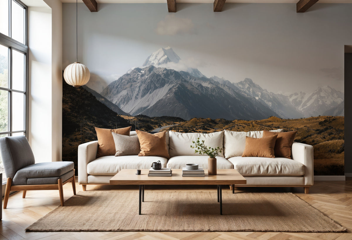 Roadtrip View Mural Wallpaper - room preview 03