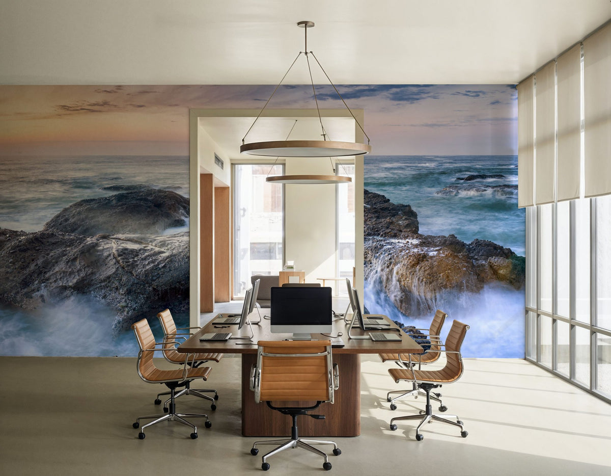Sunset Shrine Mural Wallpaper - room preview 03