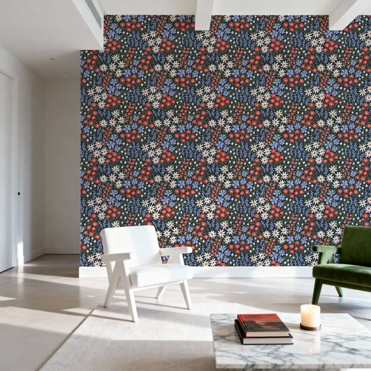 Flower Dream Mural Wallpaper - room preview 03