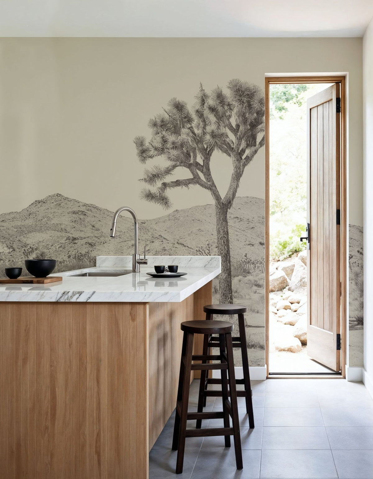 Joshua Tree Focus Mural Wallpaper - room preview 03