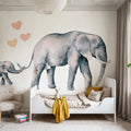 Elephant Love Mural Wallpaper - room preview 03