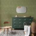 Woodland Drops Green Mural Wallpaper - room preview 03