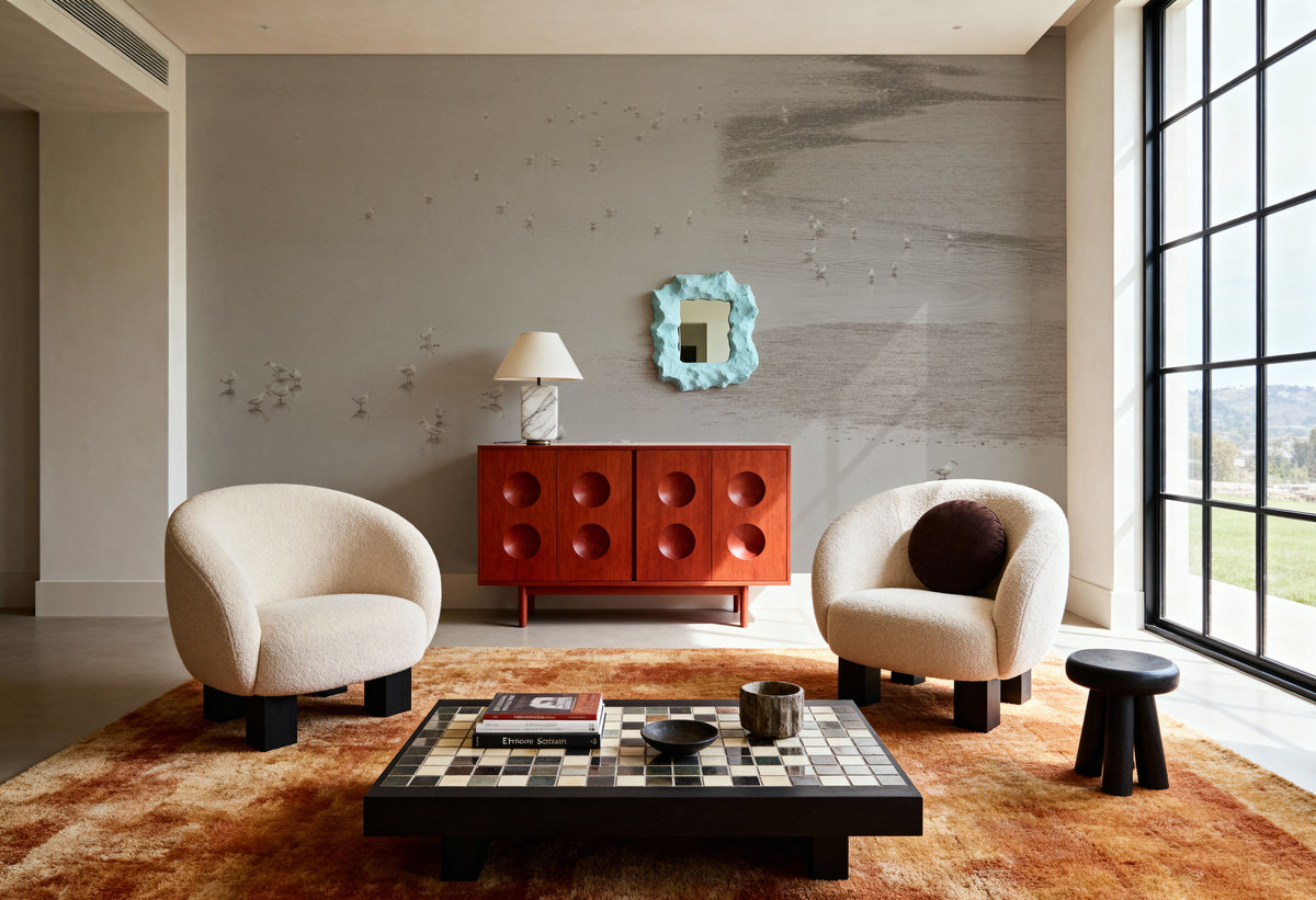 Birds in the Mist Mural Wallpaper - room preview 03